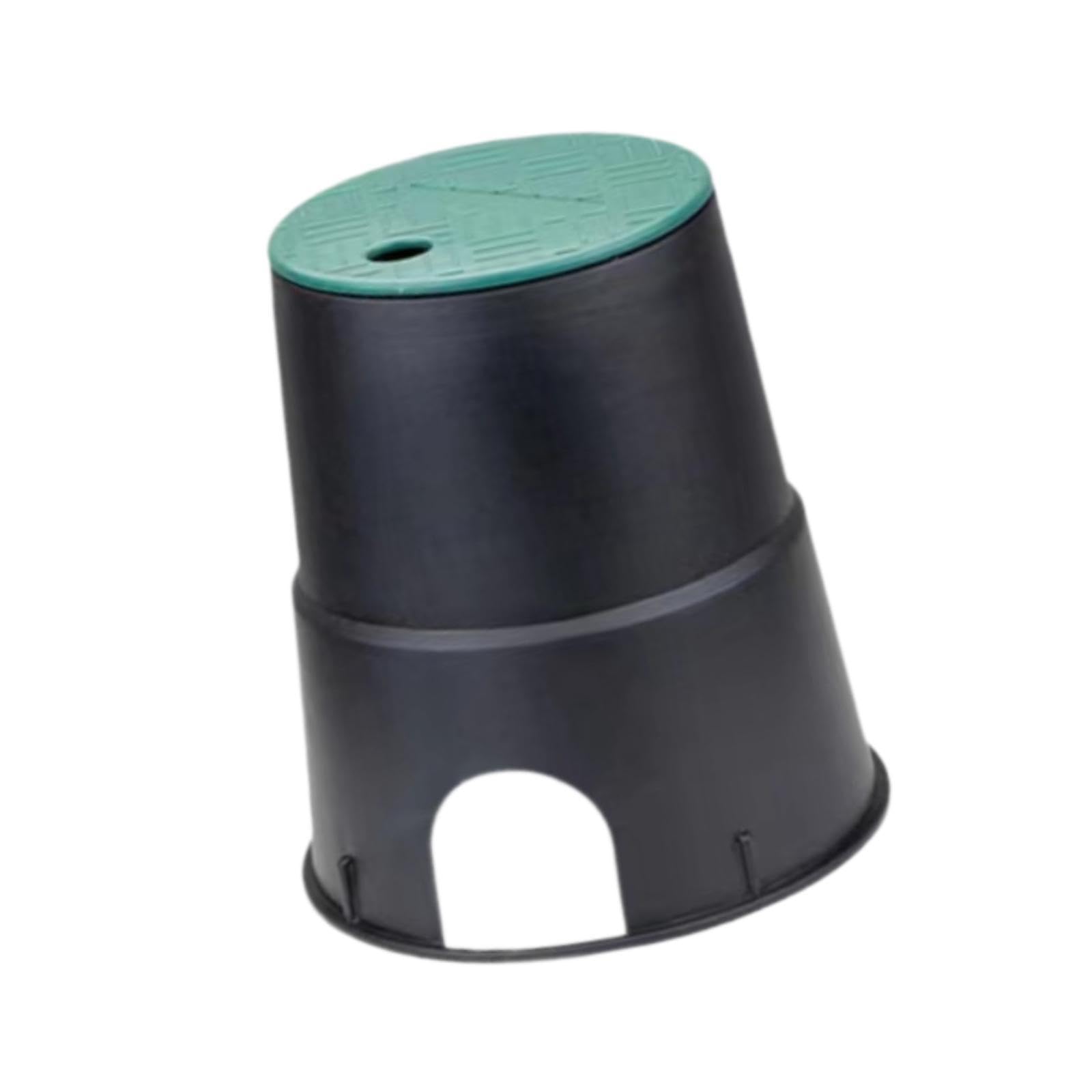 Sharplace Sprinkler Valve Box Irrigation Valve Box Easy to Install Premium Sturdy Underground Valve Box with Lid for Garden Ground Farm