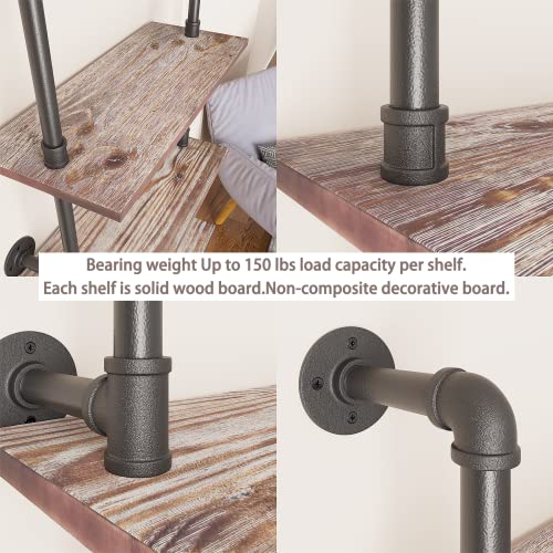 Yuanshikj-5-Tier-with-24-Solid-Wood-Planks-Industrial-Pipe-Ladder-Shelf-Metal-Iron-Rustic-Wall-Mounted-for-Living-RoomOffice-Decor-StorageBookshelf
