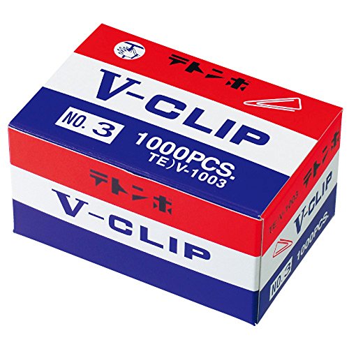 ミツヤ クリップ V型ゼムクリップ 小 1000本 TE)V-1003