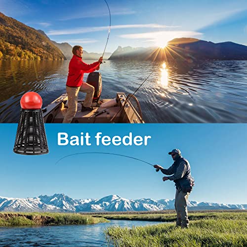 Hezhou 10 Pz Pesca Feeder Feeders Pesca mangiatoie...