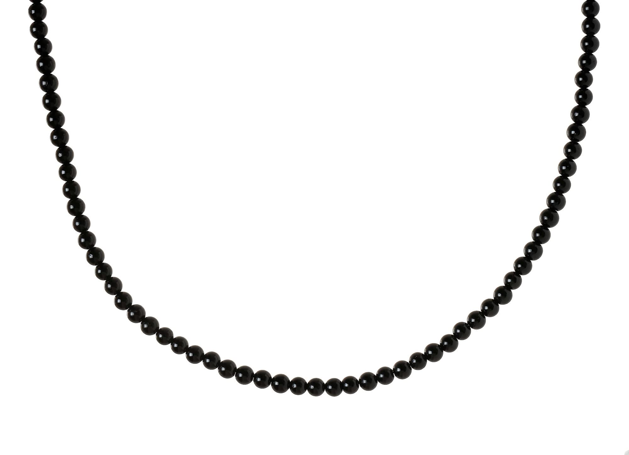 Edelstein Kette Steinkette Kugelkette 4mm - Edelstein wählbar