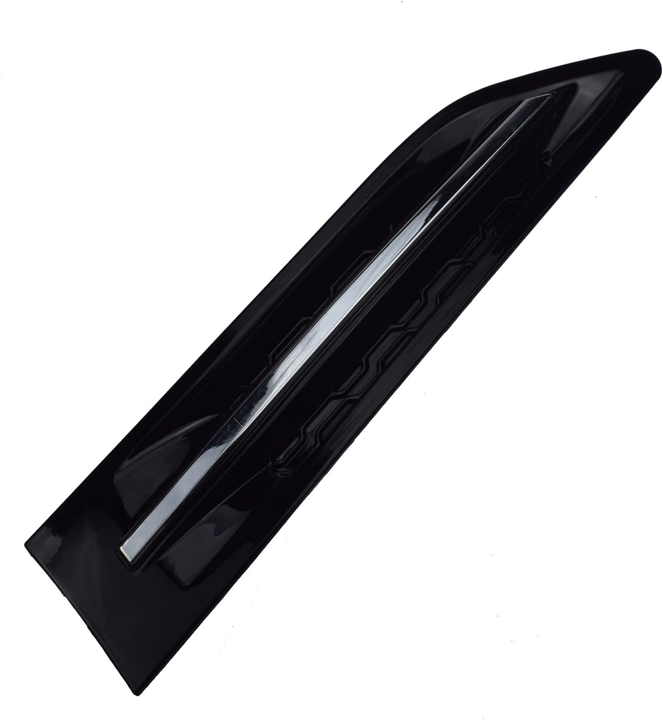 eGang Auto Front Left Fender Vent Garnish 87771-2T000 For Kia Optima 2011-2015 2.4L I4, Black Plastic