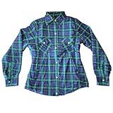 G-Loves Women's Tartan Motorcycle Flannel Jacket with Kevlar Lining and Removable CE Certified Armored Protection