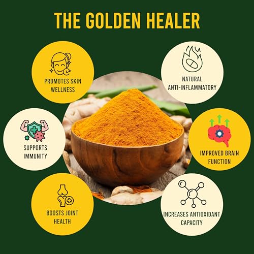 Image of THE HAND OF NATURE GI Tagged Waigaon Turmeric Powder 200g x 1 | High Curcumin Natural Haldi | Pesticide & Chemical Free | Lab-Tested for Purity | Farm Grown Turmeric | Rich in Natural oil