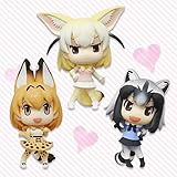 Kemono Friends Chobirume Puchi Figure Serval Raccoon Fennec 3 sets