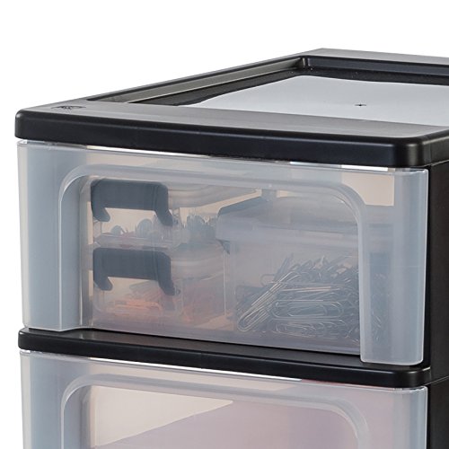 Iris Ohyama, Aufbewahrungsturm, Organizer, 6 Schubladen à 7 L, A4-Format, transparent, Büro, Wohnzimmer - Organizer… - Image 4
