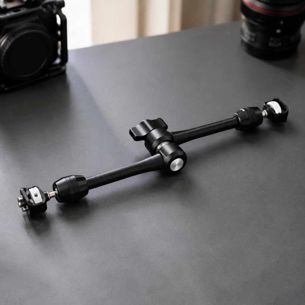 Soporte de metal para cámara para filmación de vehículos de ciclismo y uso en escritorio
