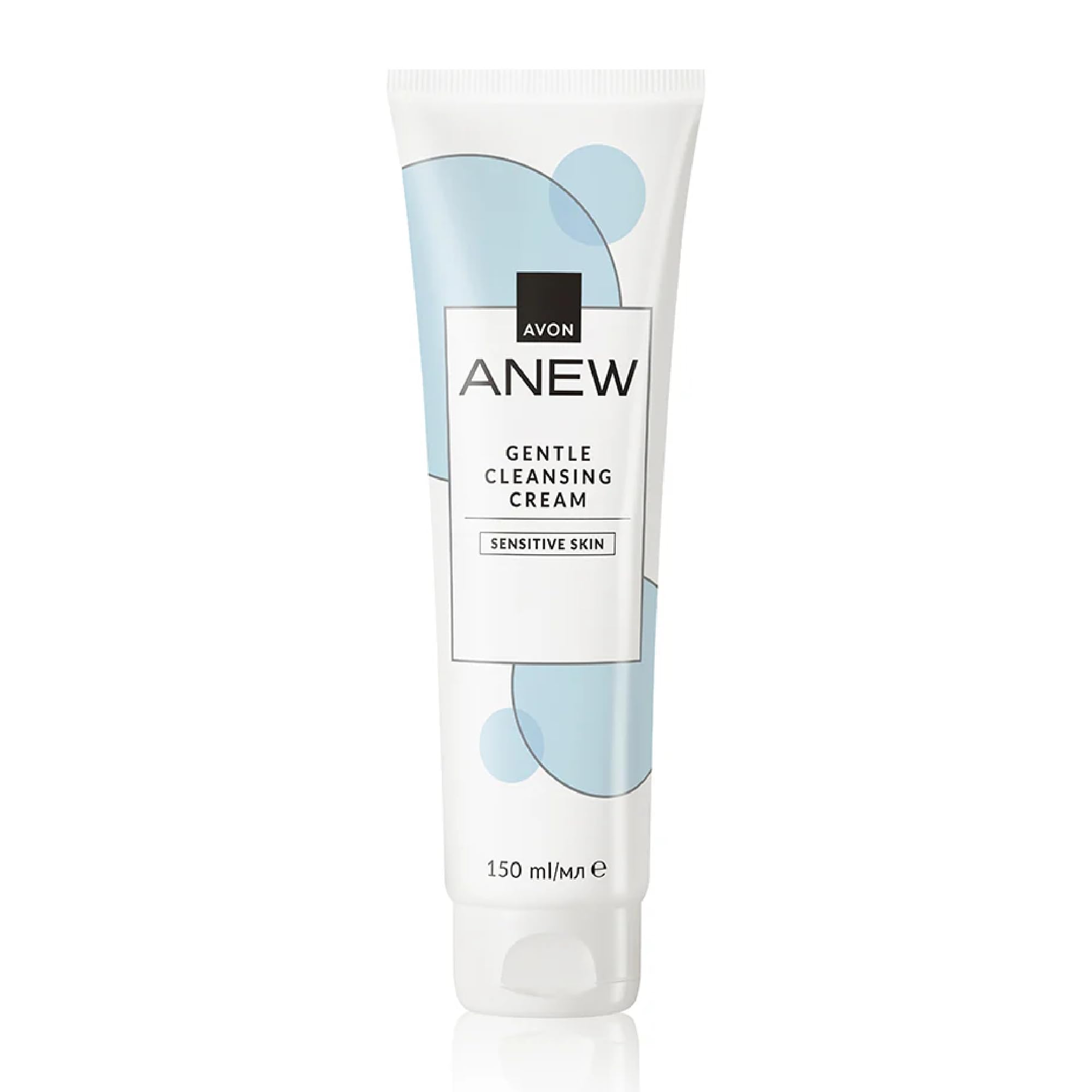 Avon Anew Sensitive+ Cream Cleanser, with Skin Soothing Actives and Protinol Technology™ to Gently Remove Make-Up and Impurities, 150ml
