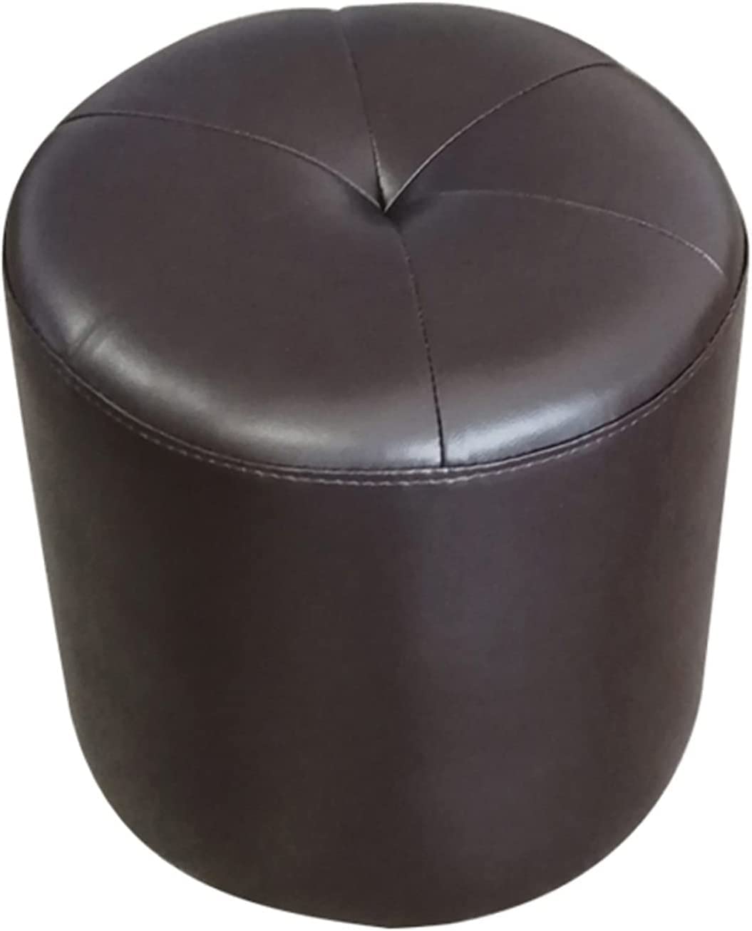 Siège de repos en bois massif et cuir PU pour salon moderne