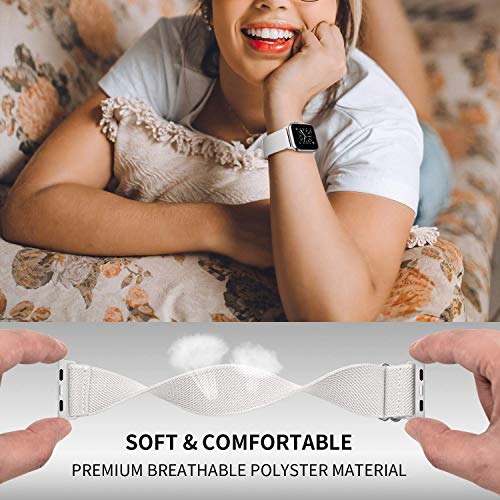 OXWALLEN XL Stretch Solo Loop Band Compatible with Apple Watch Series 11/10/9/8/7/6/5/4 SE 3/2/1 42mm 41mm 40mm 38mm - Image 3