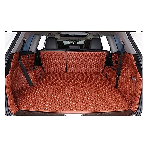 Tapis de coffre voiture finition haut de gamme brun pour Tucson 2015-2020