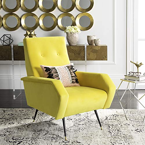 Sillón Confortable Plegable Amarillo miniatura 2