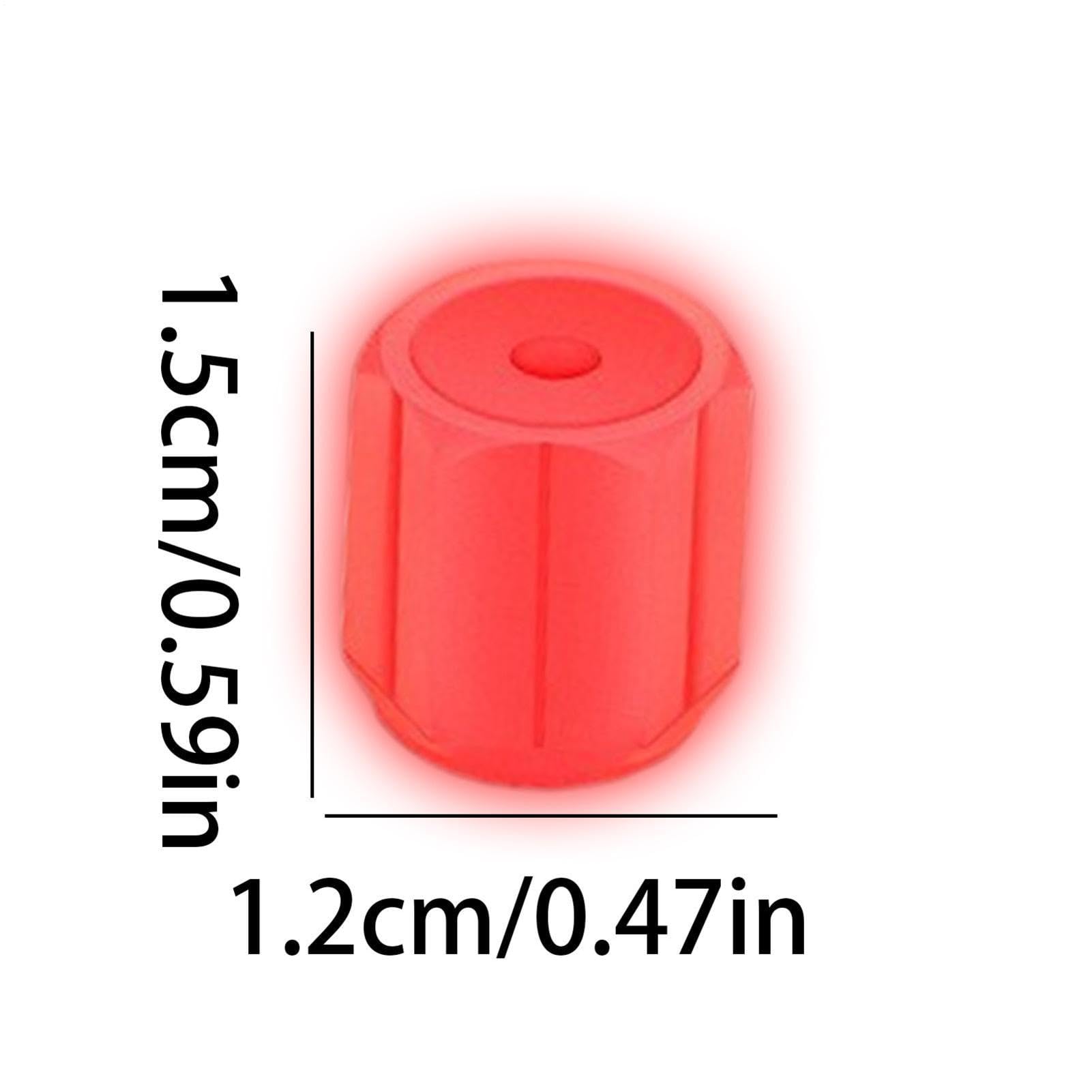 Fluorescencyjne nakładki na zawory do opon, 8 sztuk, 0,8 cm, uniwersalna dekoracja samochodu, świecące zaślepki zaworów - do bezpiecznej jazdy w nocy, SUV-ów, ciężarówek, rowerów, sedanów