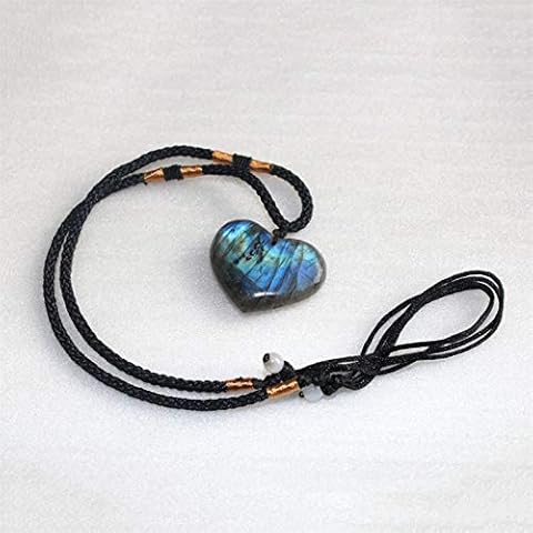 Xiangyin 1Pcs Labradorite Pendant Necklace Cover