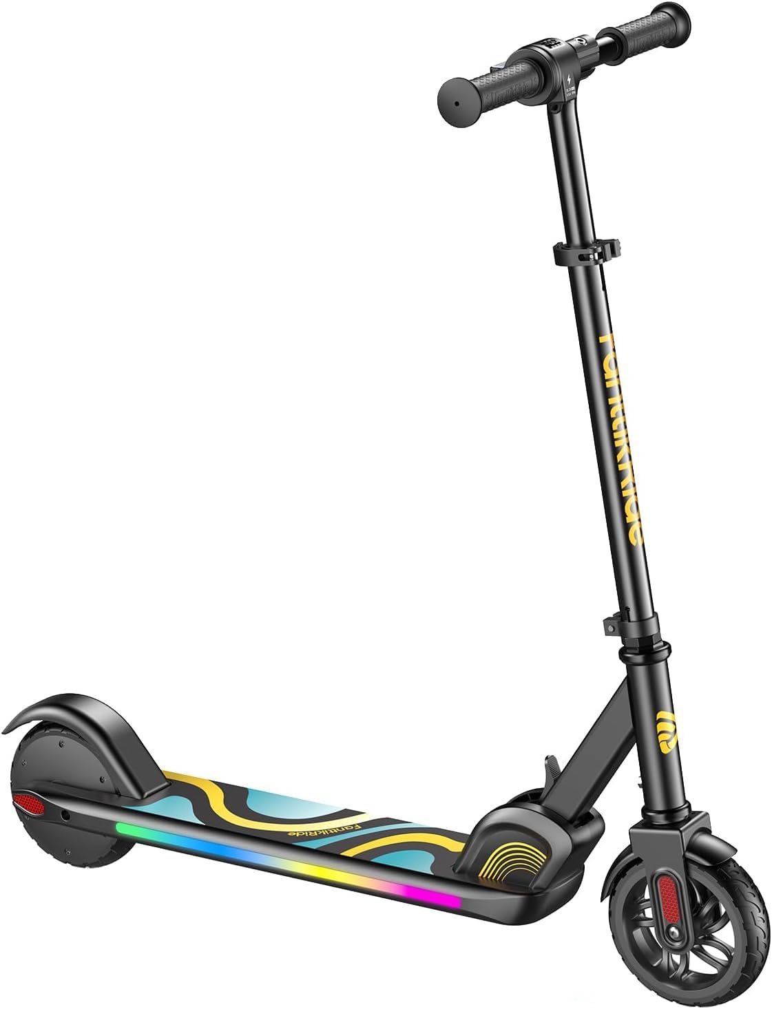 FanttikRide C9 Pro Monopattino Elettrico per Bambini 120-160 cm, Luci Arcobaleno Colorate, 8/13/16 km/h, Autonomia di 8 km, Display LED, Altezza Regolabile, Pieghevole, per Bambini fino a 60 kg