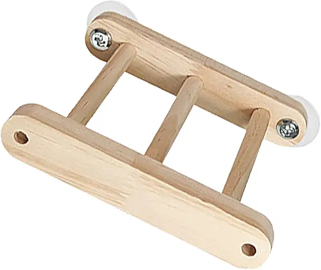 Scala a gabbia pieghevole per uccelli: giocattolo arrampicata pappagalli