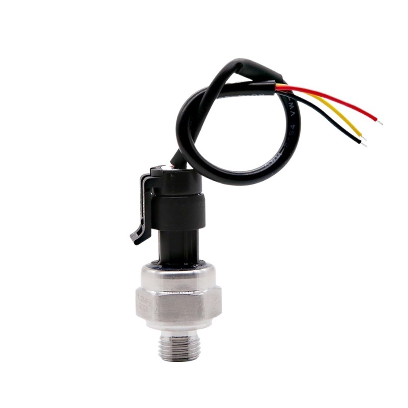 Amrttwy Black Pressure Transmitter, Pressure Transmitters Sensor, Water And Oil Transmitter, 5 V, High Precision(0~1.0Mpa)