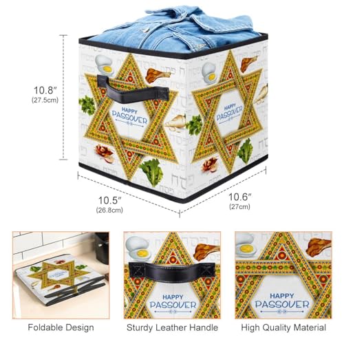 Placard encombré ? Boîte de rangement pliable en tissu pour tout ranger - 4