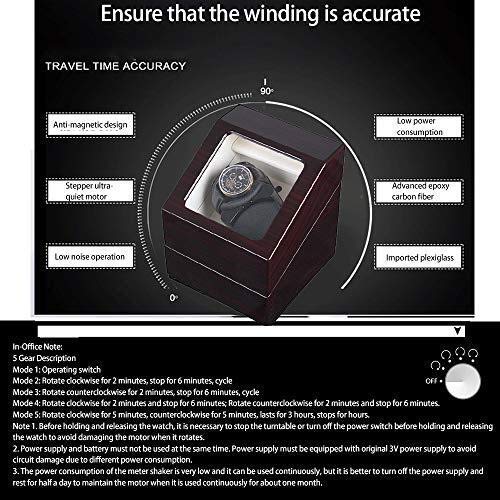 Boîte à rotateur de luxe ATCH Winders, l'écrin de double surveillance pour montres