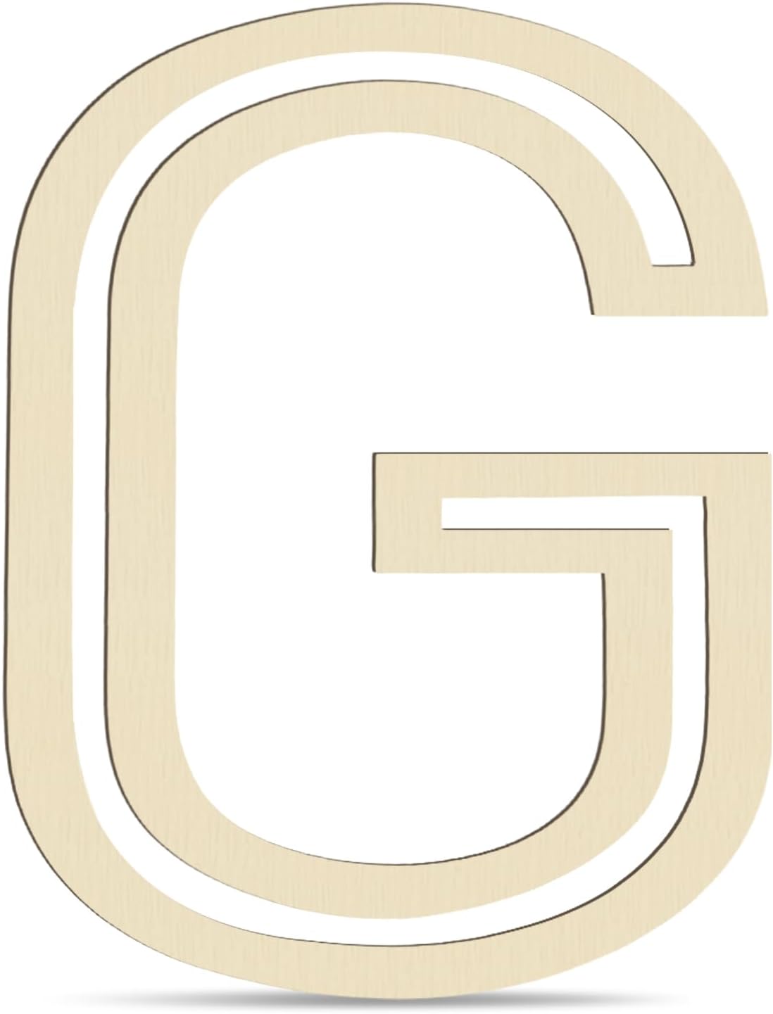 Large Wooden Letters 14 inch for Wall Decor Crafts Big Wood Letter G 1/5 Inch Thick Unfinished Alphabet Cutouts Paintable Letters for DIY Wreath Home Party Wedding Baby Nursery Decorations