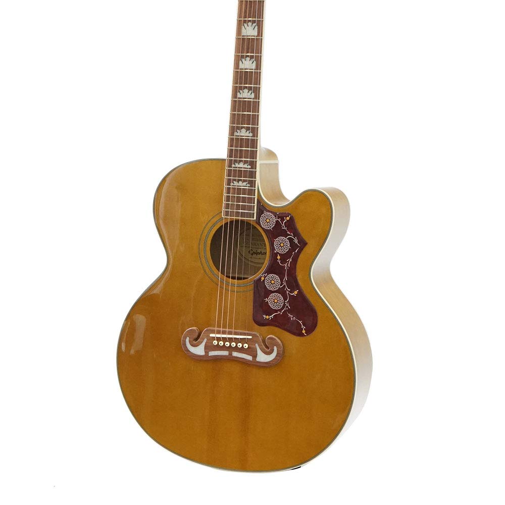 Amazon | Epiphone J-200 EC Studio Vintage Natural エレクトリック