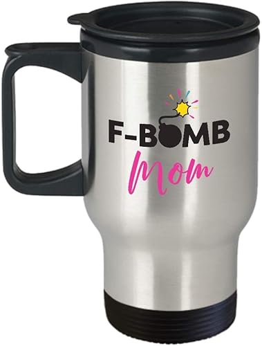 Miniatura 1 de SpreadPassion F-Bomb Mom Travel Mug - 14 oz Insulated Tumbler