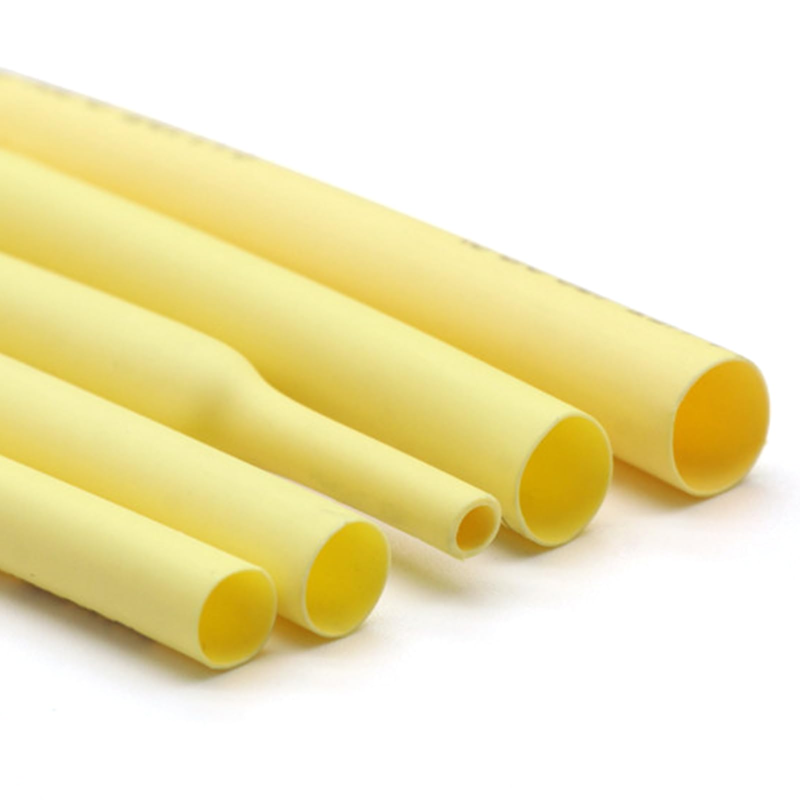 UpGBRF PE Heat Shrink Tubing Cable Shrink Tubing Wrap Tube 2:1 Shrink Ratio for Tool Coating, 7Mm Diameter,Yellow