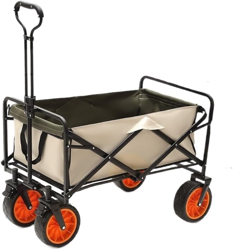 Outdoor Cart Outdoor Hand-Pulled Folding Camper Trailer, Grocery Shopping, Camping Stall, Camping Cart, Camp Trolley Outdoor Gardening Carts