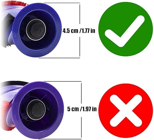 Goodsby Replacement Roller Brush Roll Bar Compatible With Dyson V6 Old V7 Animal Absolute Cordless Stick Vacuum Cleaner 966821-01, 966084-01 #TOP3