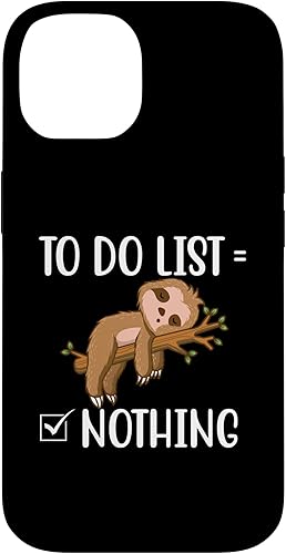 Miniatura 4 de iPhone 13 Lista de tareas pendientes - Caso de cuidador del zoológico para amantes de los animales de la vida silvestre perezoso
