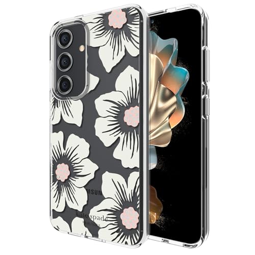Coque Samsung S24 Rose trémière crème compatible charge sans fil