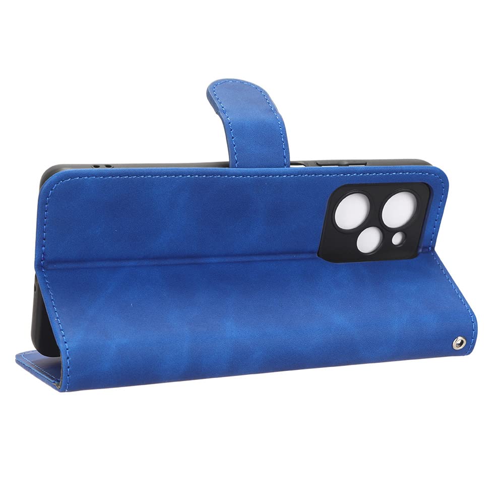 Custodia WOBURN In Pelle Magnetica Per Xiaomi Poco X5 PRO 5G – Portafoglio E Stand, Colore Blu