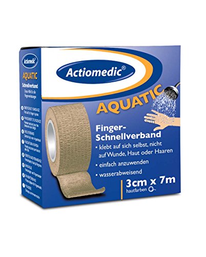 ACTIOMEDIC Schnellverband hautfarben 3 cm x 7 m, selbsthaftend Cover