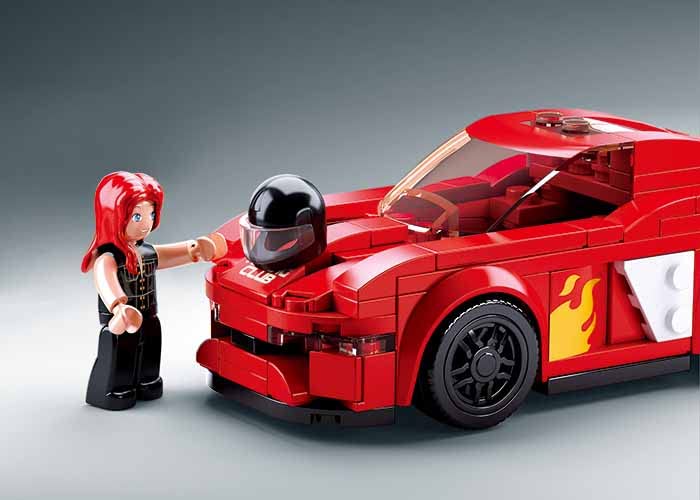 Sluban M38-B0633D Car Club-Bird 163 pieces - Image 4