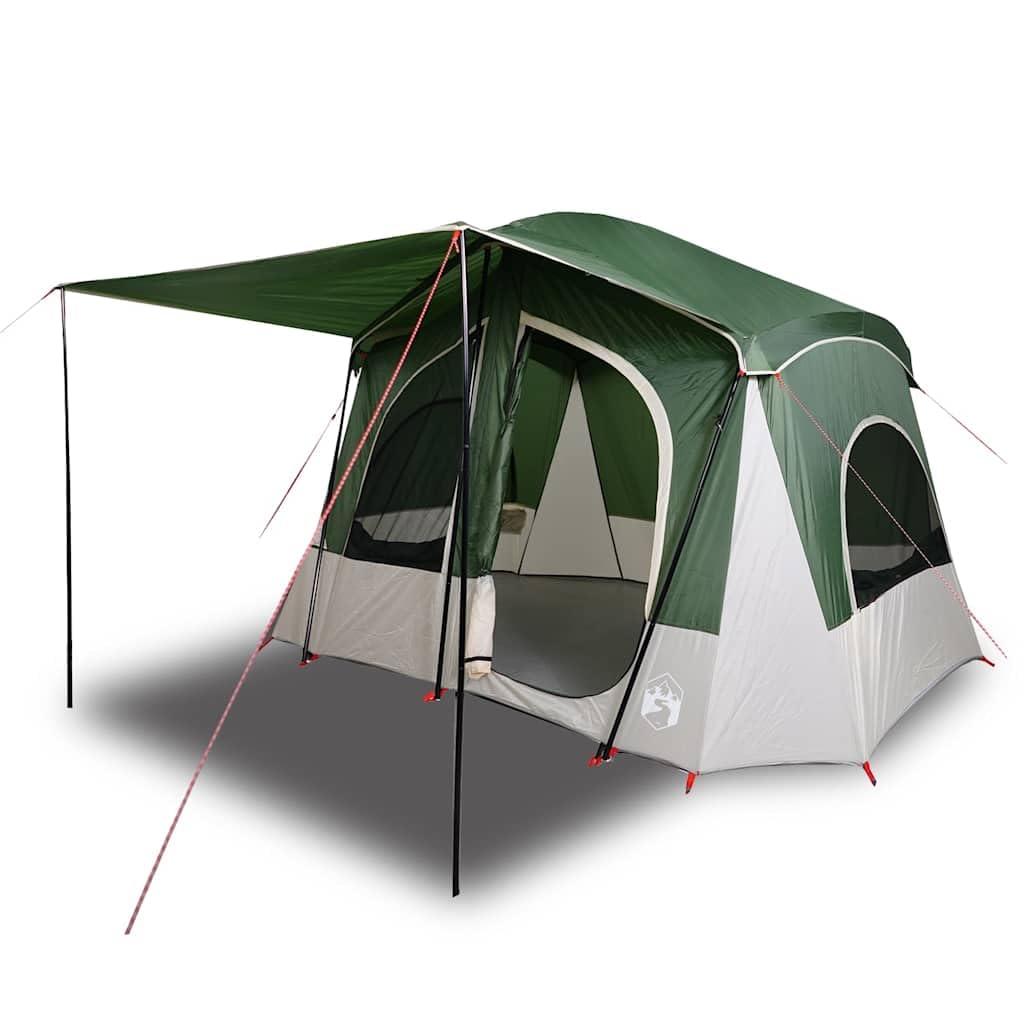 Tienda de campaña Cabaña 5 Personas Verde Impermeable