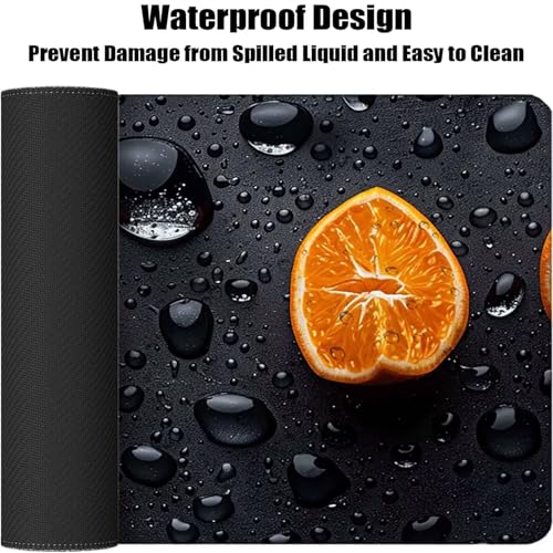Tapis de souris XXL base caoutchouc antidérapant lavable fruit - 5