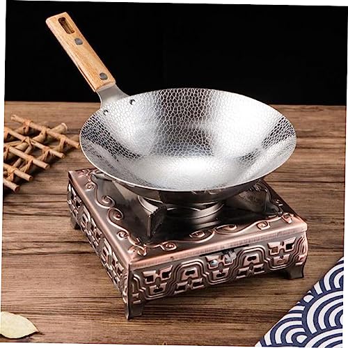 Wok de acero inoxidable para cocina con diseño versátil miniatura 5