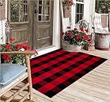 HXJDCL Chirstmas - Alfombra para exteriores de 3 x 5 pies, para decoración de porche delantero