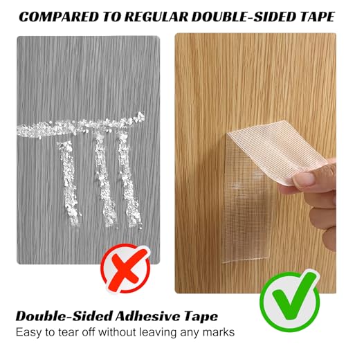 Doppelseitiges Teppichklebeband - Stark haftendes Verlegeband,Vielseitiges Klebeband für Verpackungen,Original Teppichband zum Verlegen von Teppich,PVC-Belag,Teppiche,Matten,Fliesen (25MMX10M)