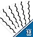 Schoolgirl Style Simply Stylish Black and White Scalloped Border―13 Wavy Line Border Strips for Bulletin Boards, Desks, Lockers, Homeschool or Classroom Decor (39 ft)