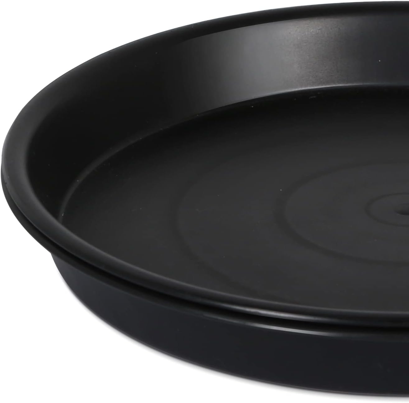 8 Pack 10Inch 12Inch 14Inch 15 Inch Plant Saucer Plastic Plant Saucer Drip Trays Plant Saucers for Indoors Outdoor Plant (10+12+14+15 inch) Black