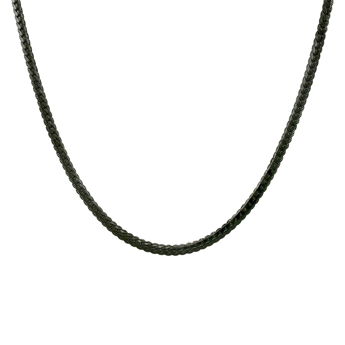 Nakabh Handmade Stainless Steel Chain Necklace for Men Boys (3304) Black (B0BTQ6DJ69) Amazon Price History, Amazon Price Tracker
