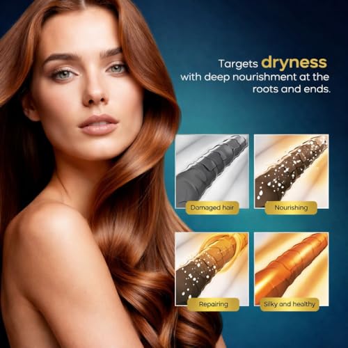 Image of Moroccon Argan Oil Hair Mask (1000 ml) Keratin Hair Mask for Smoothening | Prevents Hair Breakage & Improves Hair Strength | Rich In Argan Oil & Shea Butter | Deep Nourishing Mask for Frizzy & Damaged Hair