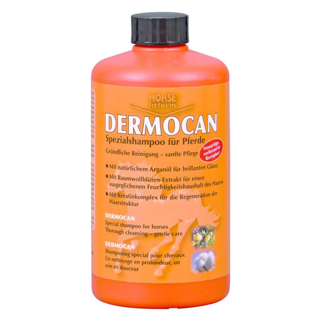 Horka Equestrian Dermocan Horse Shampoo Hair Dust & Dirt Remover Health & Care
