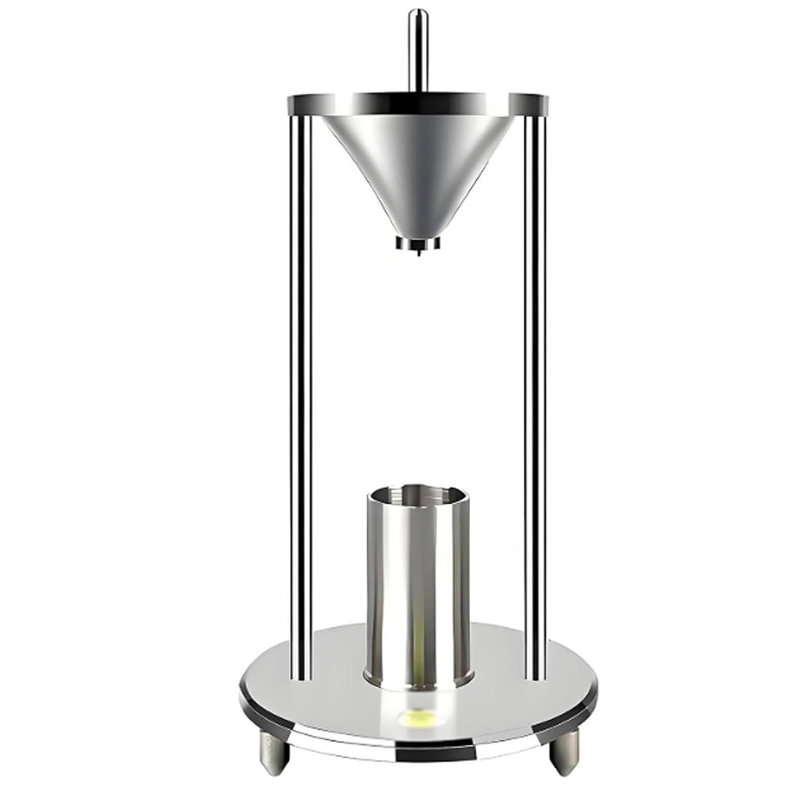 LTEJUMQ 100ML Powder Bulk Density Tester, Stainless Steel Bulk Density Tester, Natural Stacking Density Meter with Precision Funnel, Ideal for Metal and Nonmetal Powder Analysis
