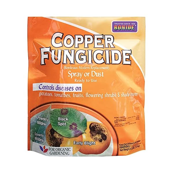 Bonide Copper Fungicide, 4 lb. ReadytoUse Spray or Dust for Organic