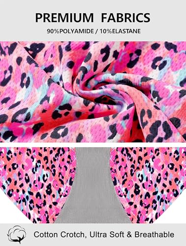 Image of voenxe Women Seamless Hipster Underwear,No Show Ladies Panties Bikini,Full Coverage Breathable Briefs,Comfy,Invisible,5-Pack