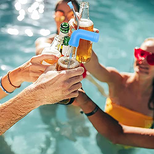 Bier Snorkel, Bier Snorkel Bier Bong, Bier Snorkel Dispenser, Drinken Bier Dispenser Trechter Tool, Blauw, Met Een… - Afbeelding 4