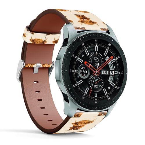 Correa de cuero PU para reloj Galaxy Watch 3 45mm miniatura 2