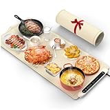 Warming Mat for Food Extra Large: 36"X16" Adjustable Silicone Food Warming Mat Heating Pad Food Warming Pad for Kitchen Counter Warming Trays for Buffets Party Hot Plates for Countertop Gifts Family